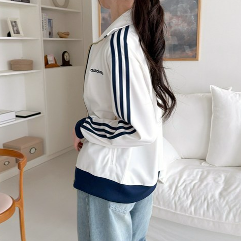 ADIDAS 아디다스 파이어버드 배지 트랙탑 FDBB 여성 바람막이 져지 데일리 자켓 점퍼