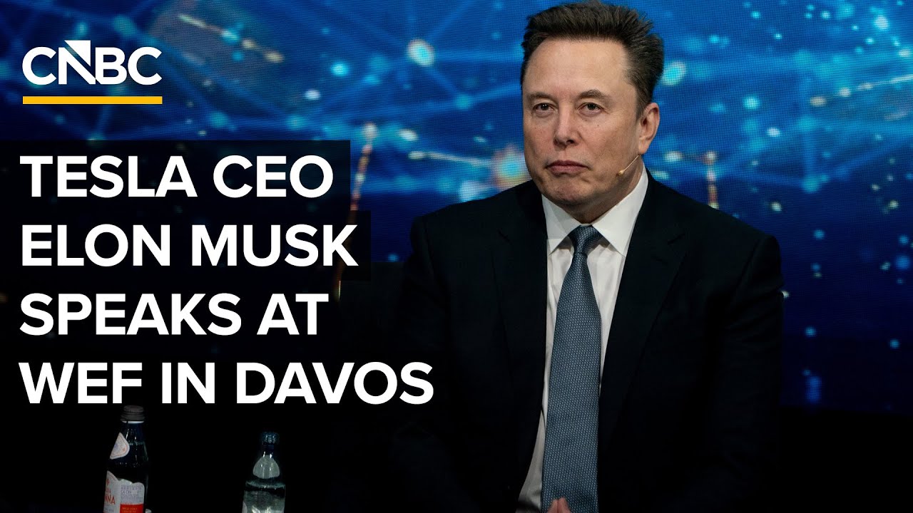 Tesla CEO Elon Musk speaks at the World Economic Forum in Davos, Switzerland — 1/22/2026